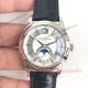 New Patek Philippe Annual Calendar 5205g Fake Watch - White Gold Black Leather Band (8)_th.jpg